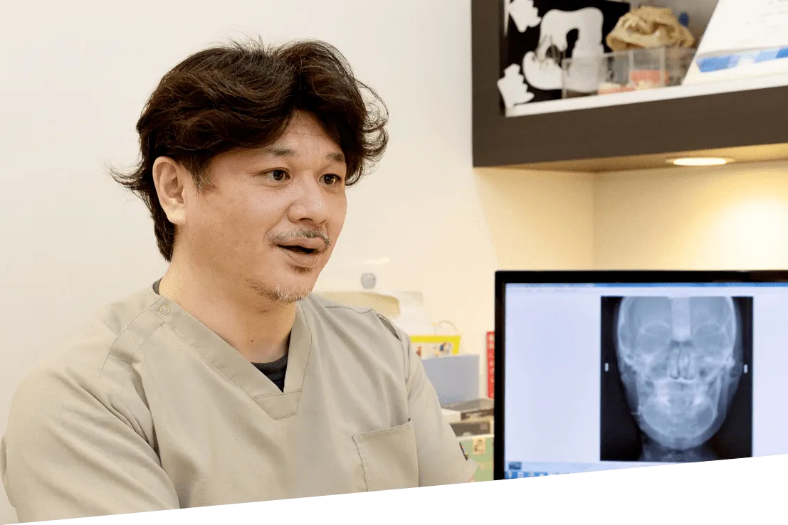 患者さまとじっくり話をします